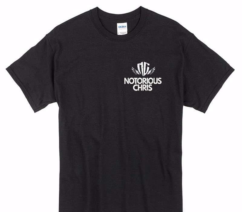 Custom Gildan 100% Cotton Black T-Shirt
