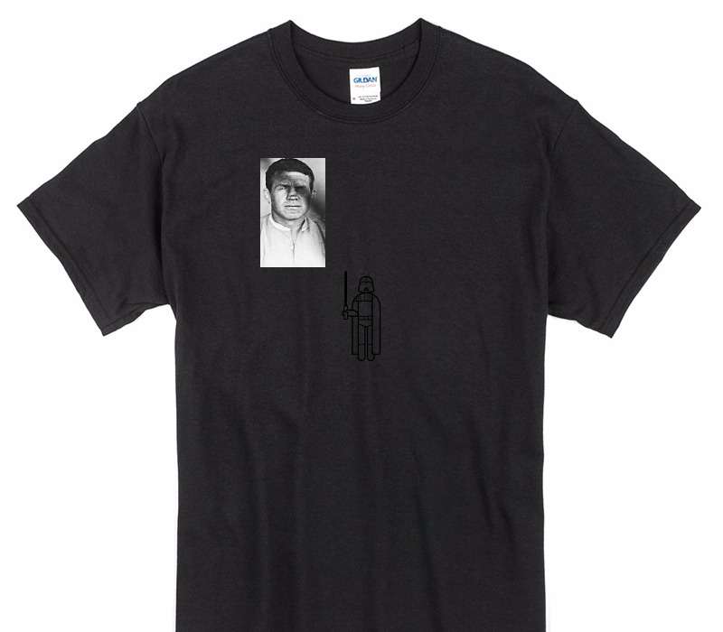 Custom Gildan 100% Cotton Black T-Shirt