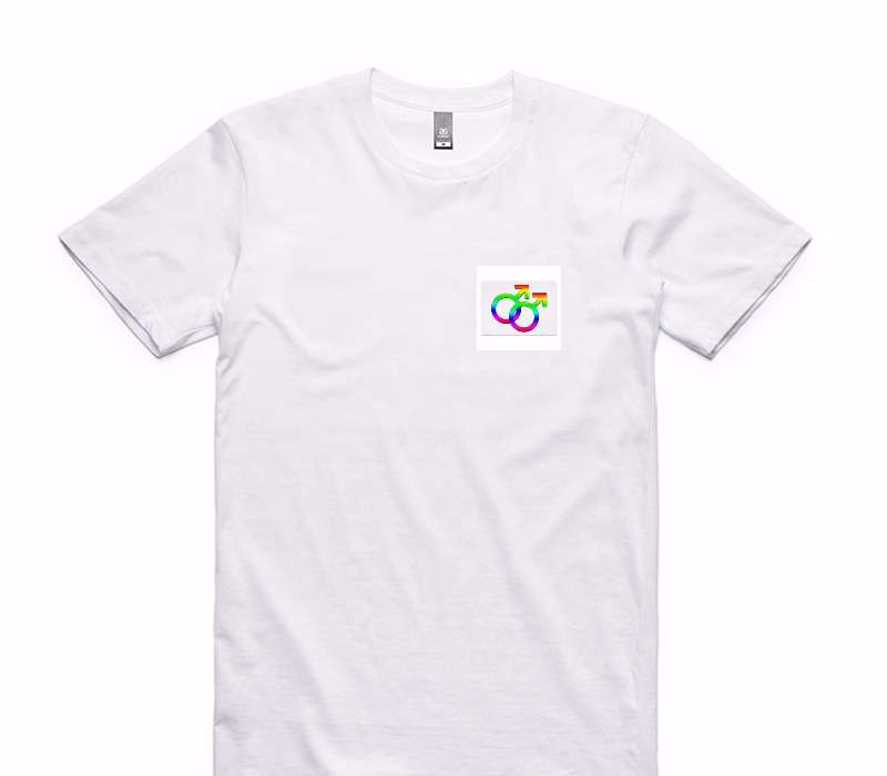 Custom AS Colour 100% Cotton White T-Shirt