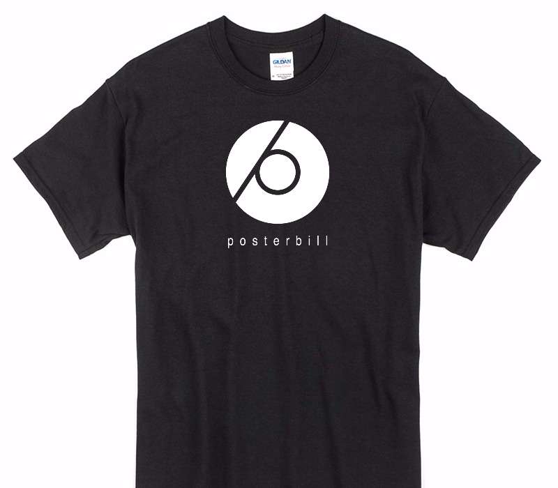 Custom Gildan 100% Cotton Black T-Shirt