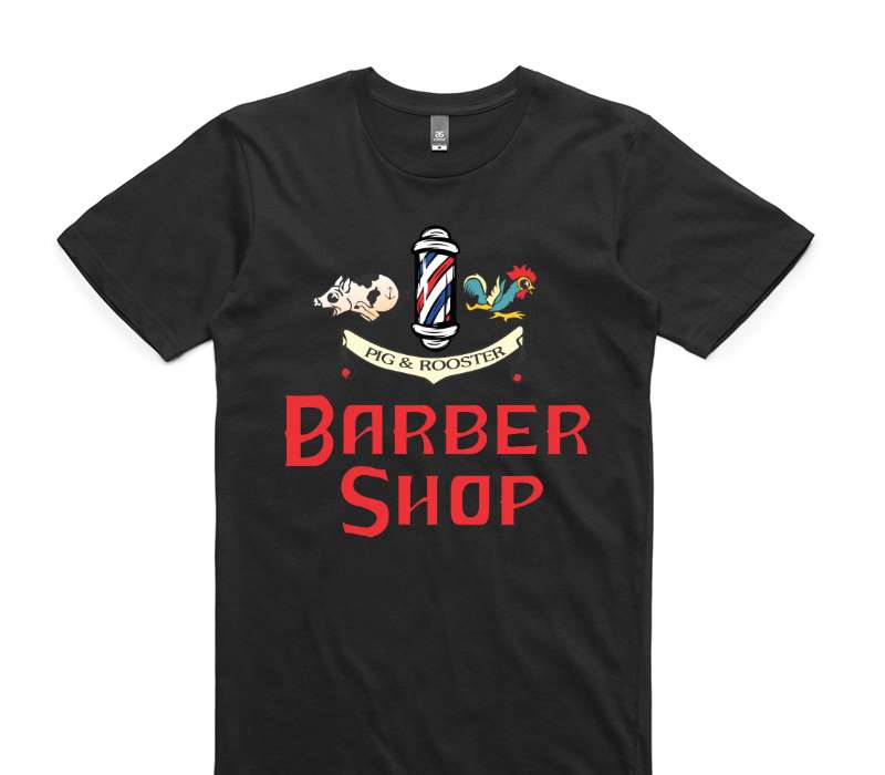 Custom AS Colour 100% Cotton Black T-Shirt