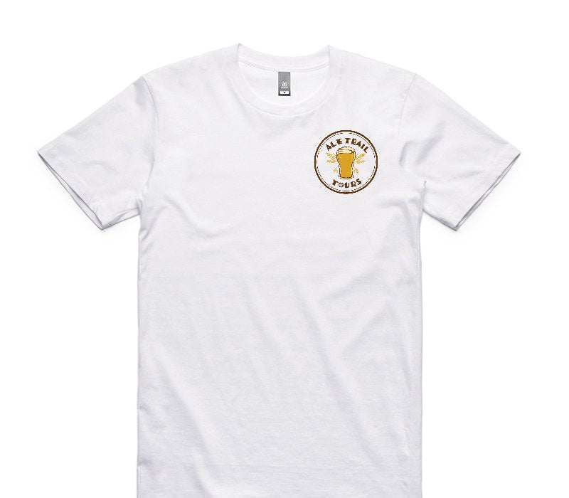 Custom AS Colour 100% Cotton White T-Shirt