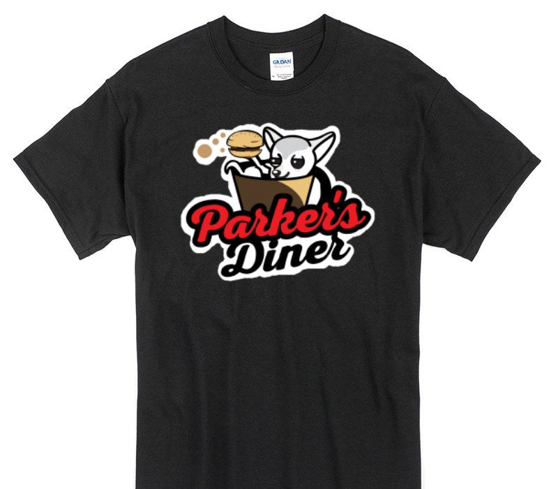 Custom Gildan 100% Cotton Black T-Shirt
