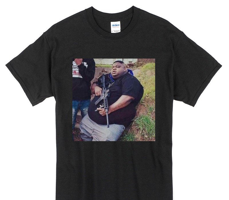 Custom Gildan 100% Cotton Black T-Shirt