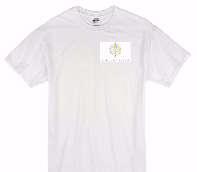 Custom Gildan 100% Cotton White T-Shirt