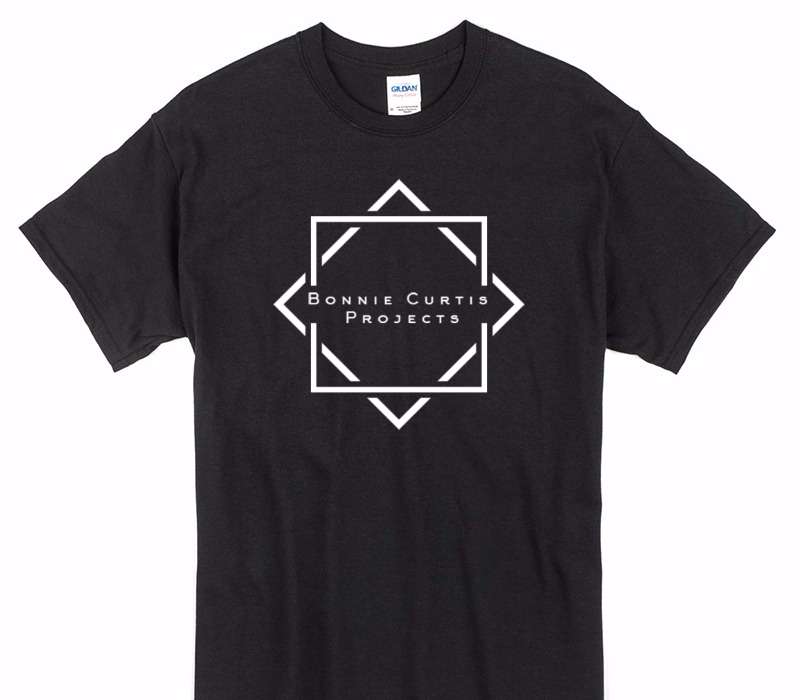 Custom Gildan 100% Cotton Black T-Shirt