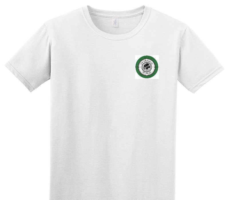 Custom Adult Soft Style 100% Cotton White T-Shirt