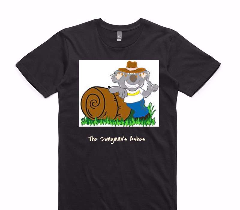 Custom AS Colour 100% Cotton Black T-Shirt