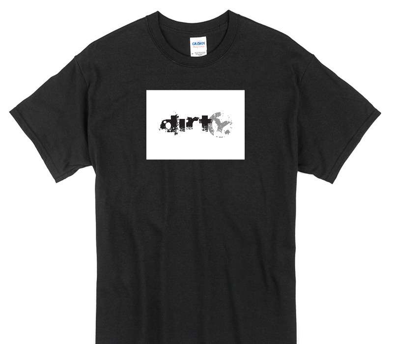 Custom Gildan 100% Cotton Black T-Shirt