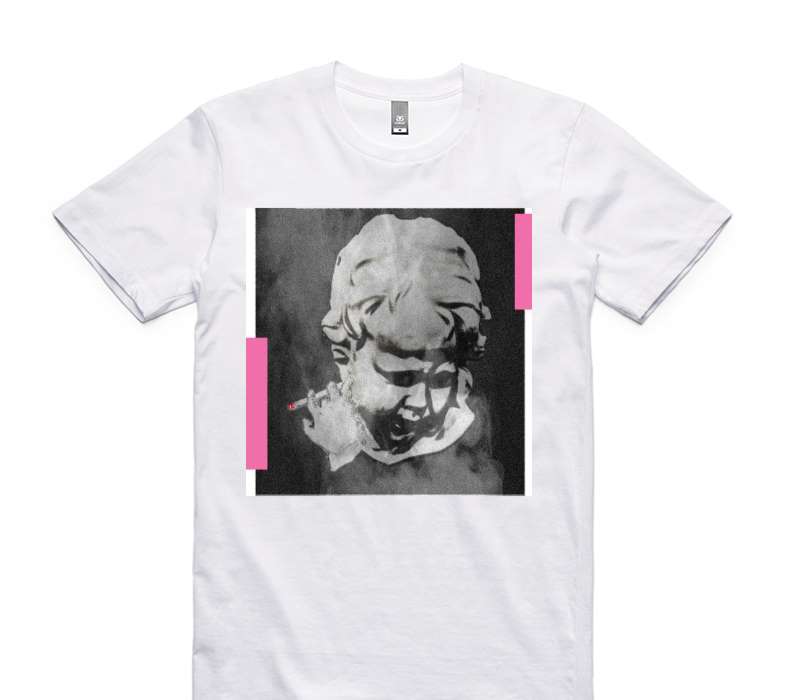 Custom AS Colour 100% Cotton White T-Shirt