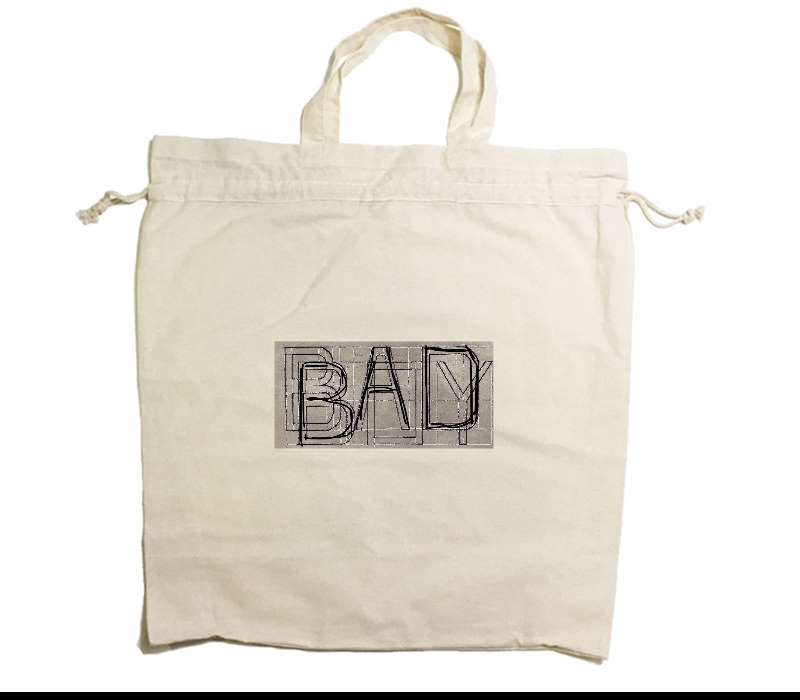 Custom Drawstring Tote Bag Cotton Calico