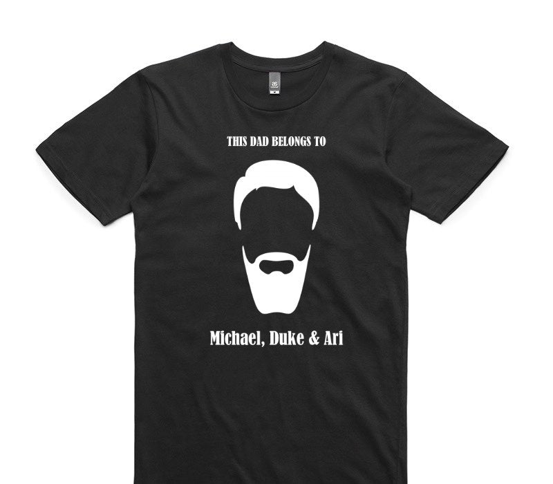 Custom AS Colour 100% Cotton Black T-Shirt