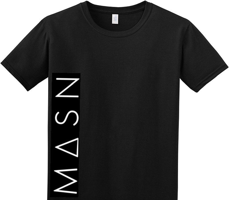 Custom Adult Soft Style 100% Cotton Black T-Shirt