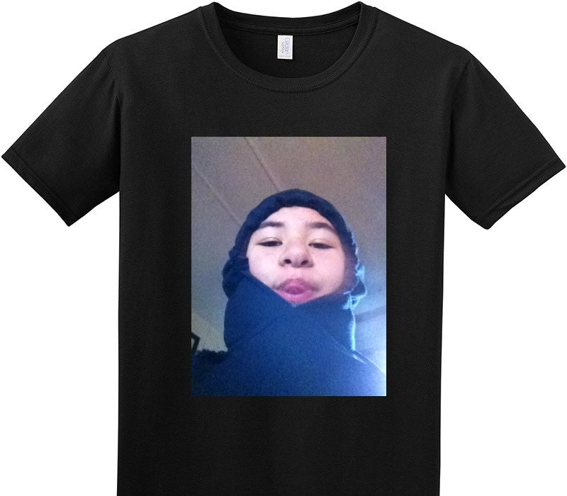 Custom Adult Soft Style 100% Cotton Black T-Shirt