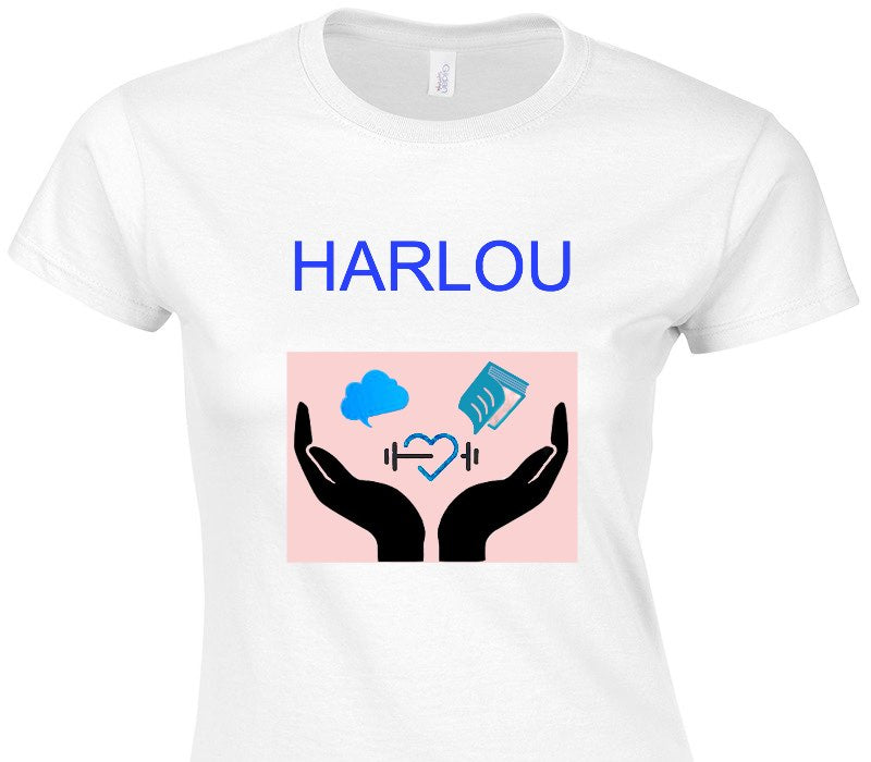 Custom Womens Soft Style 100% Cotton White T-Shirt