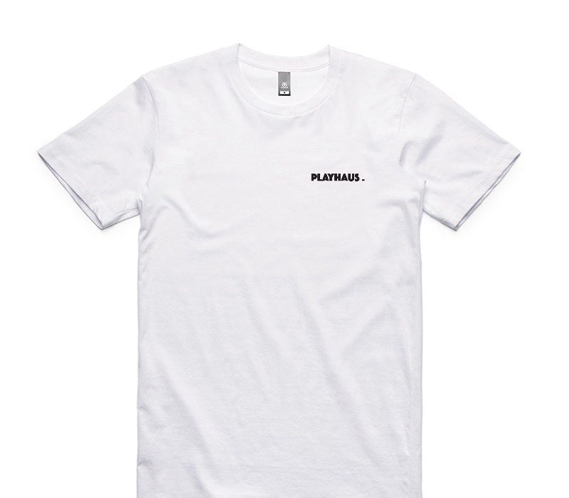 Custom AS Colour 100% Cotton White T-Shirt