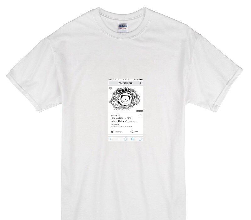 Custom Gildan 100% Cotton White T-Shirt