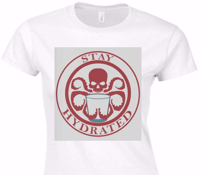 Custom Womens Soft Style 100% Cotton White T-Shirt