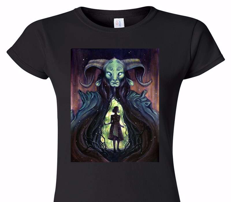 Custom Womens Soft Style 100% Cotton Black T-Shirt