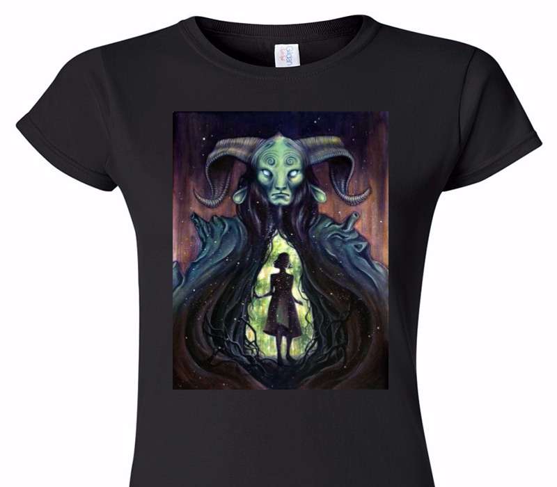 Custom Womens Soft Style 100% Cotton Black T-Shirt