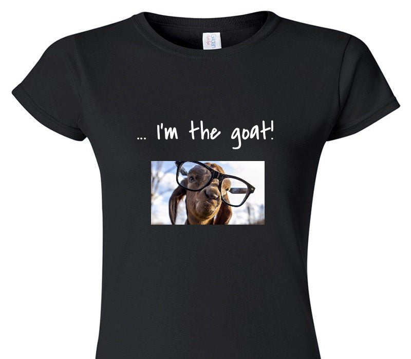 Custom Womens Soft Style 100% Cotton Black T-Shirt