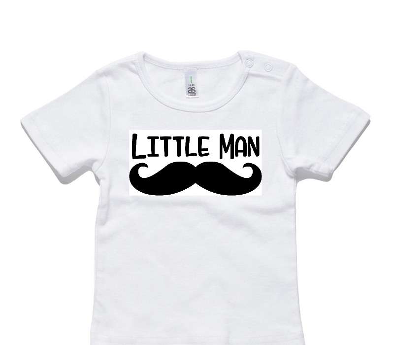 Custom AS Colour White Baby T-Shirt