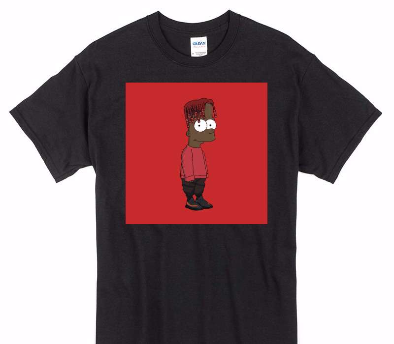 Custom Gildan 100% Cotton Black T-Shirt