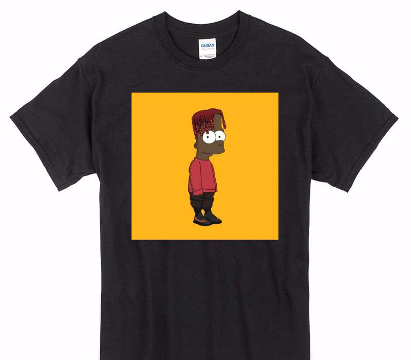 Custom Gildan 100% Cotton Black T-Shirt