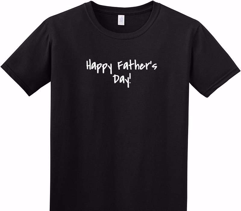 Custom Adult Soft Style 100% Cotton Black T-Shirt