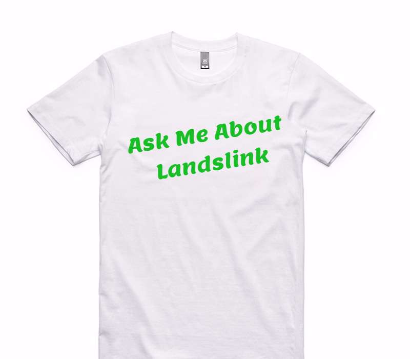 Custom AS Colour 100% Cotton White T-Shirt
