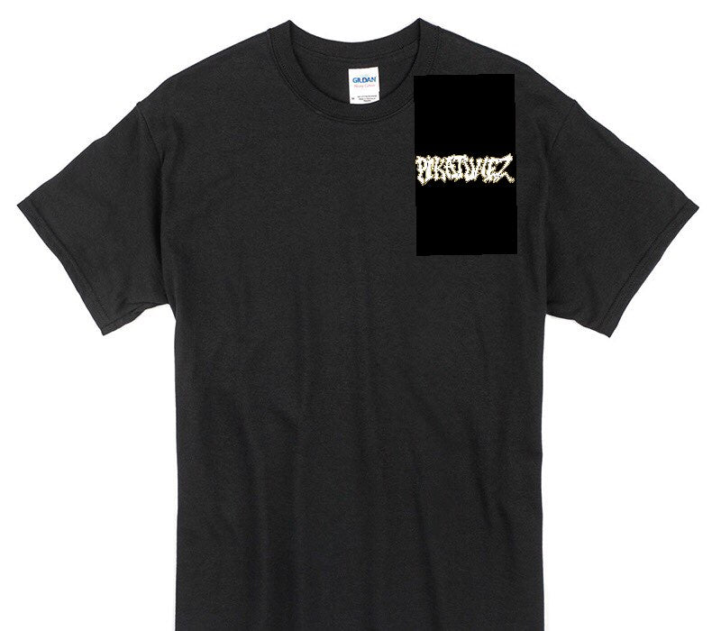Custom Gildan 100% Cotton Black T-Shirt