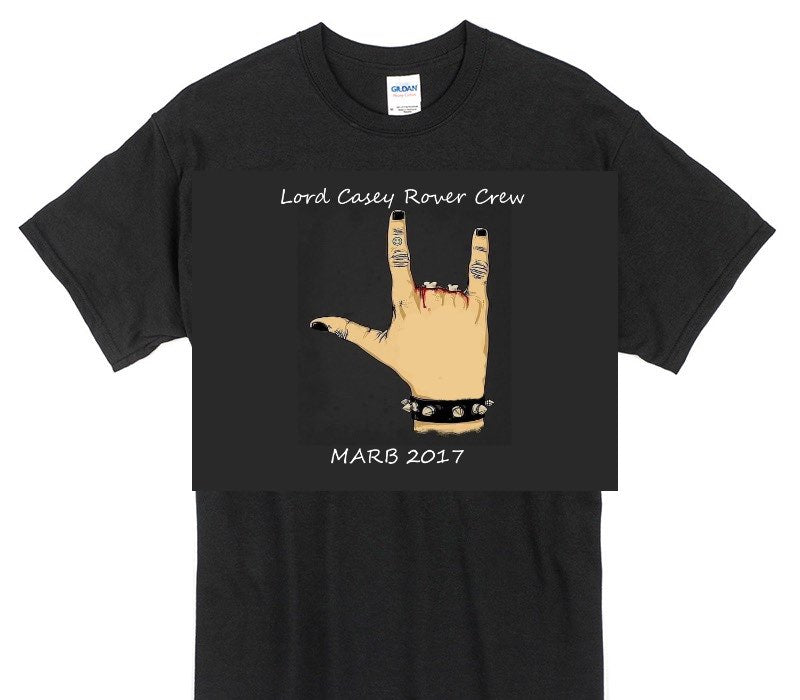 Custom Gildan 100% Cotton Black T-Shirt