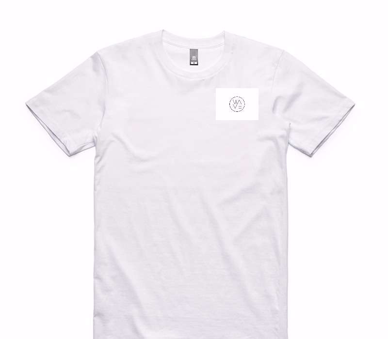 Custom AS Colour 100% Cotton White T-Shirt