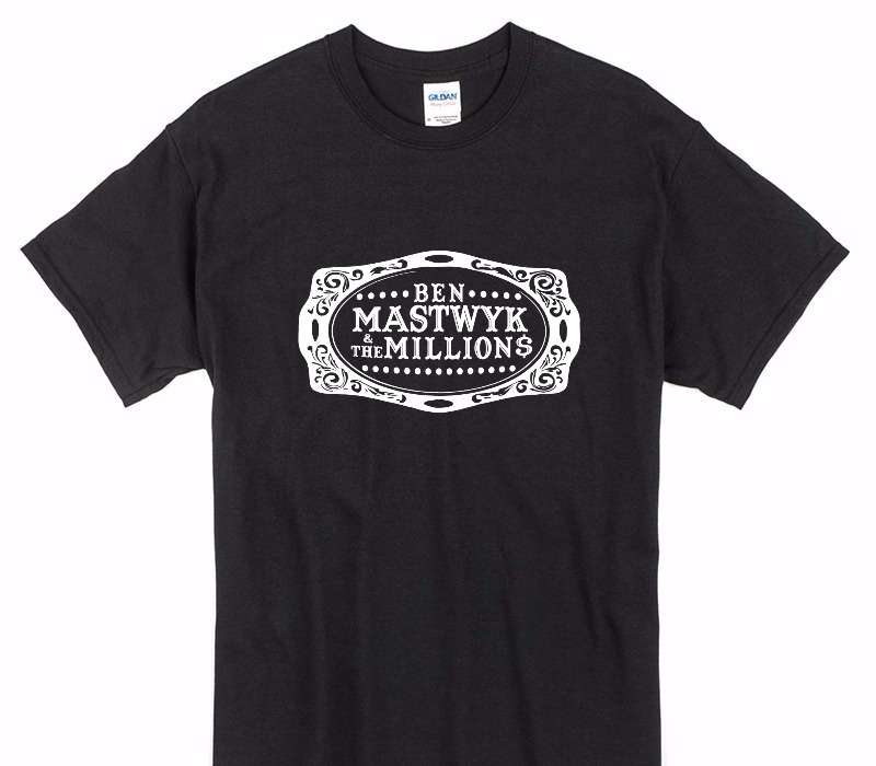 Custom Gildan 100% Cotton Black T-Shirt