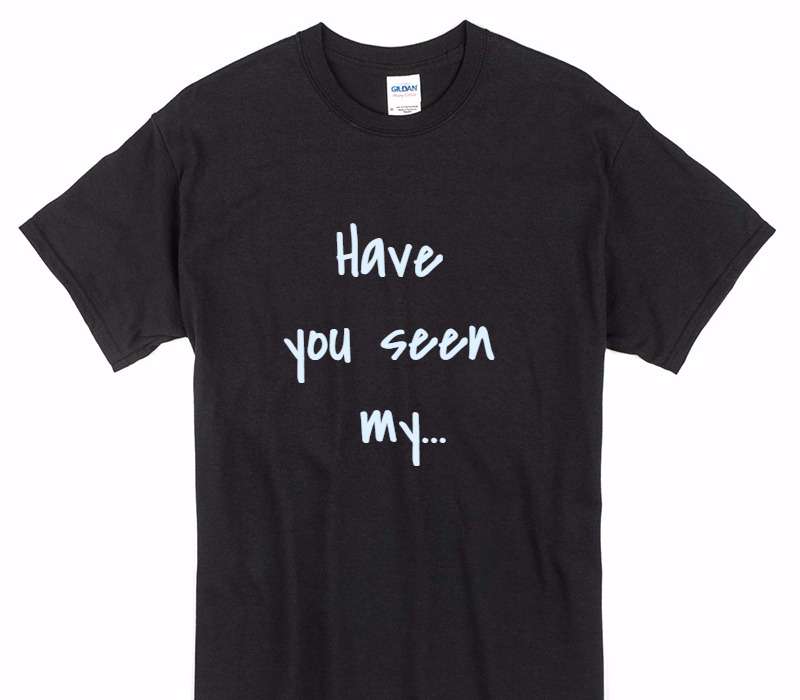 Custom Gildan 100% Cotton Black T-Shirt