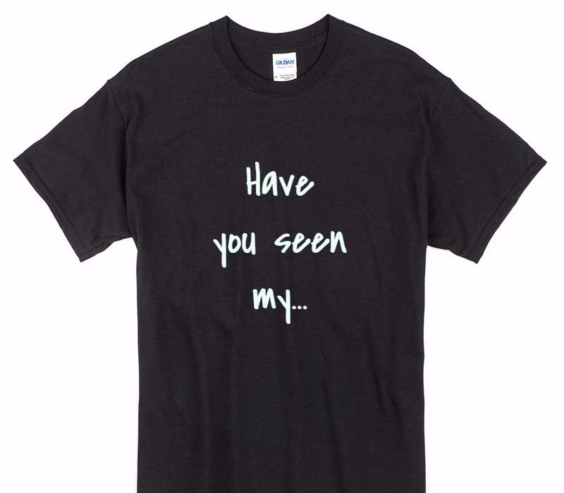Custom Gildan 100% Cotton Black T-Shirt