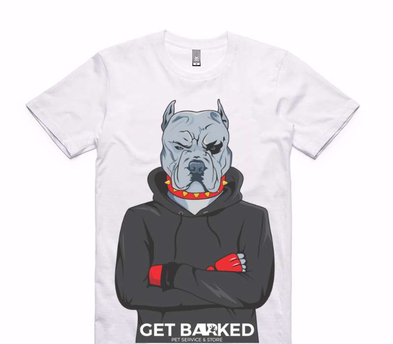Custom AS Colour 100% Cotton White T-Shirt