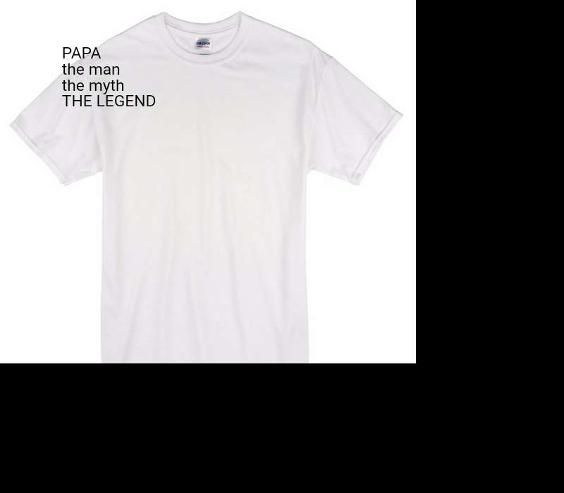 Custom Gildan 100% Cotton White T-Shirt