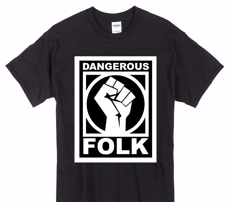 Custom Gildan 100% Cotton Black T-Shirt