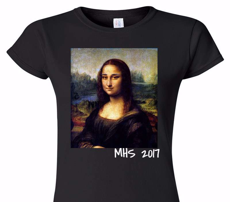 Custom Womens Soft Style 100% Cotton Black T-Shirt