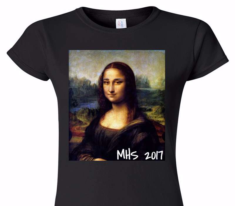 Custom Womens Soft Style 100% Cotton Black T-Shirt