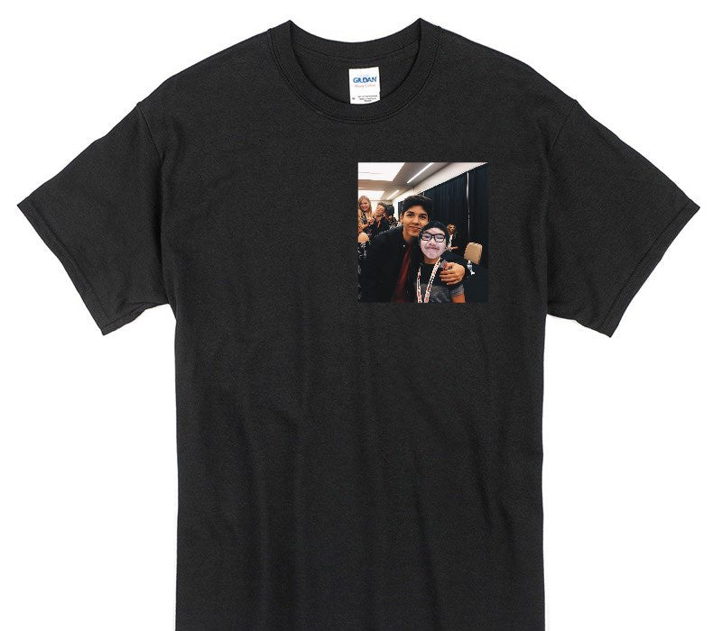 Custom Gildan 100% Cotton Black T-Shirt