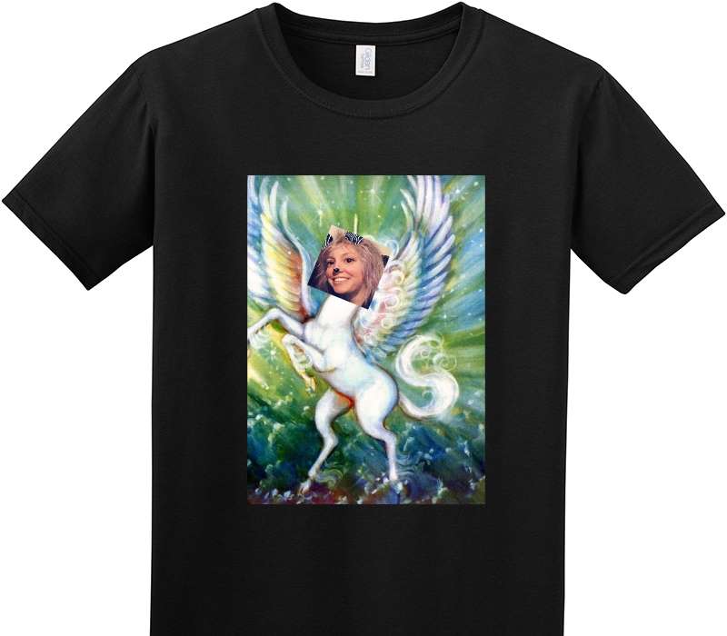 Custom Adult Soft Style 100% Cotton Black T-Shirt
