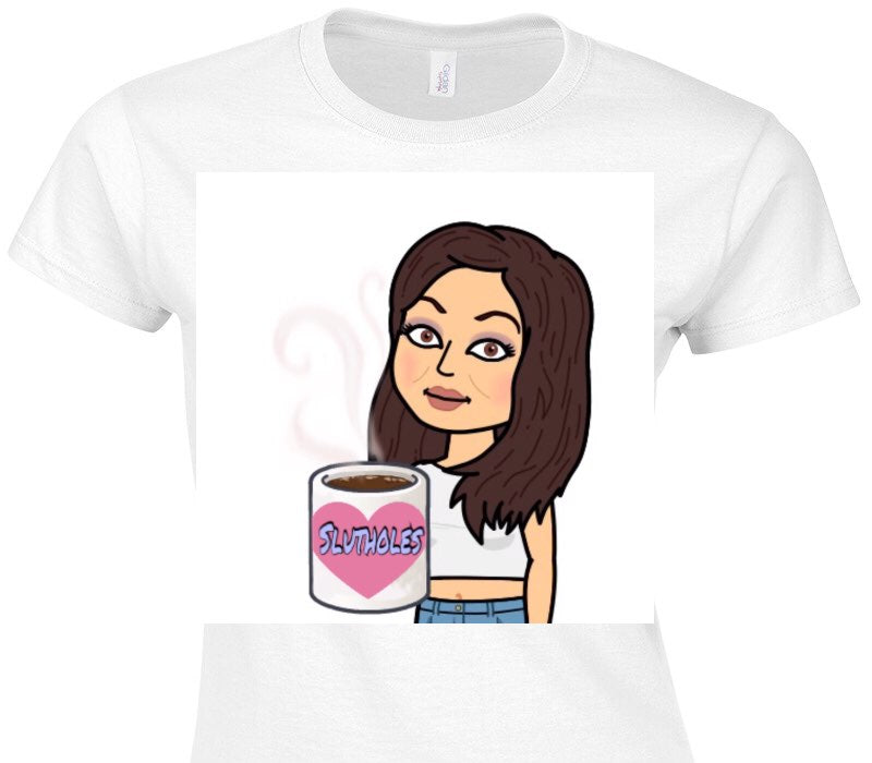 Custom Womens Soft Style 100% Cotton White T-Shirt
