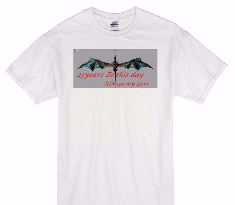 Custom Gildan 100% Cotton White T-Shirt