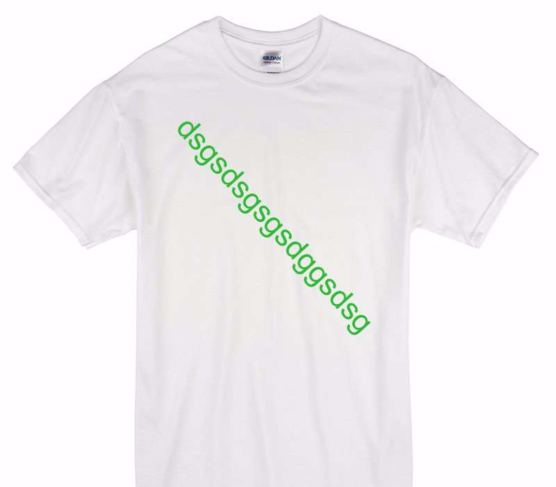 Custom Gildan 100% Cotton White T-Shirt