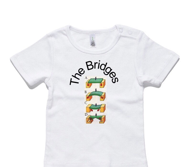 Custom AS Colour White Baby T-Shirt