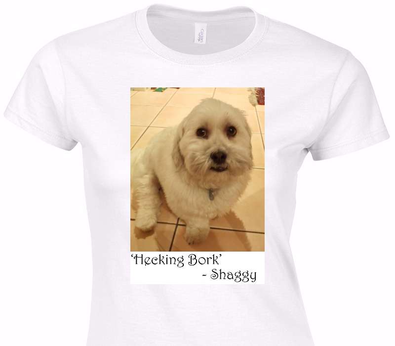 Custom Womens Soft Style 100% Cotton White T-Shirt