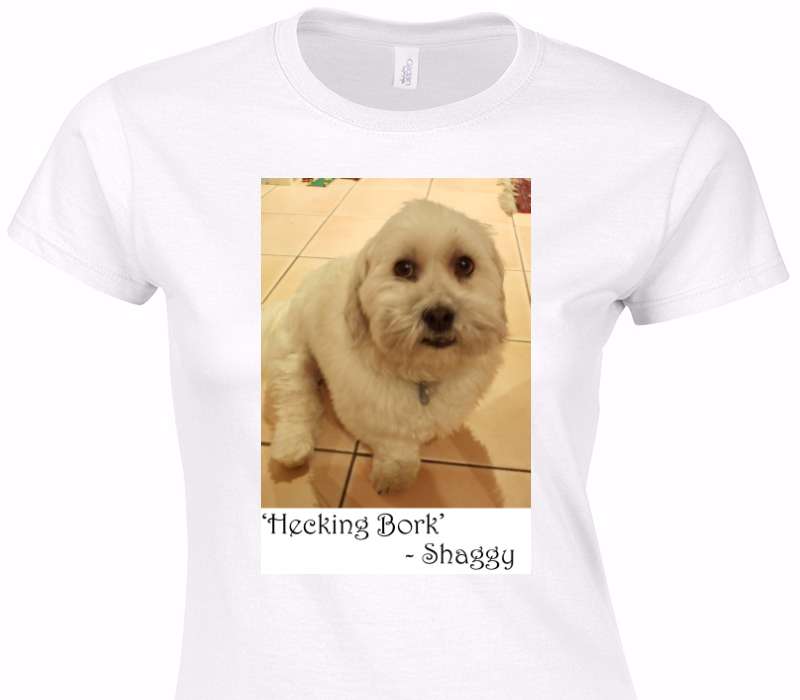 Custom Womens Soft Style 100% Cotton White T-Shirt