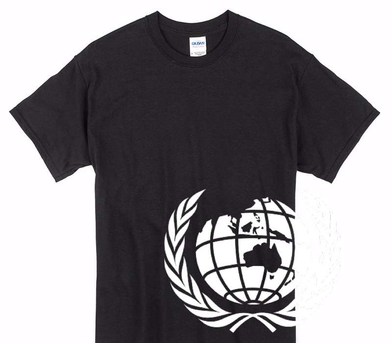 Custom Gildan 100% Cotton Black T-Shirt